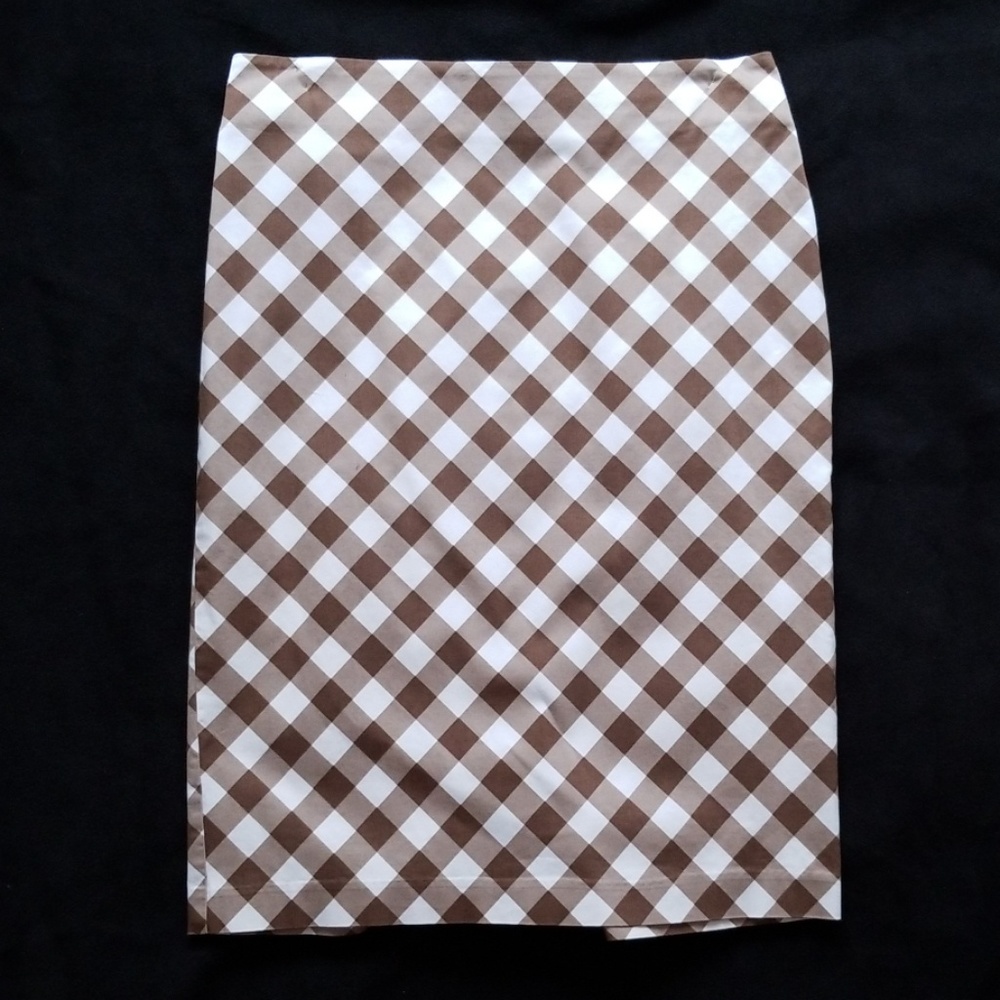 NY & Co Checked Pencil Skirt